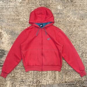 Nike Vintage 80s Blue Tag Pink Zip Up Jacket Size Women’s Medium